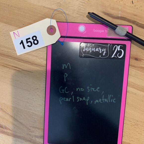 Wrangler Shirt Mens L Large Pearl Snap Button Metallic Plaid Cowboy Rodeo - Picture 8 of 9